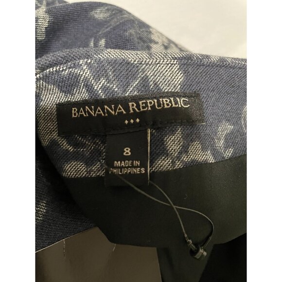 Banana Republic Floral Print Wool Blend A-Line Skirt Size 8 - Picture 10 of 14